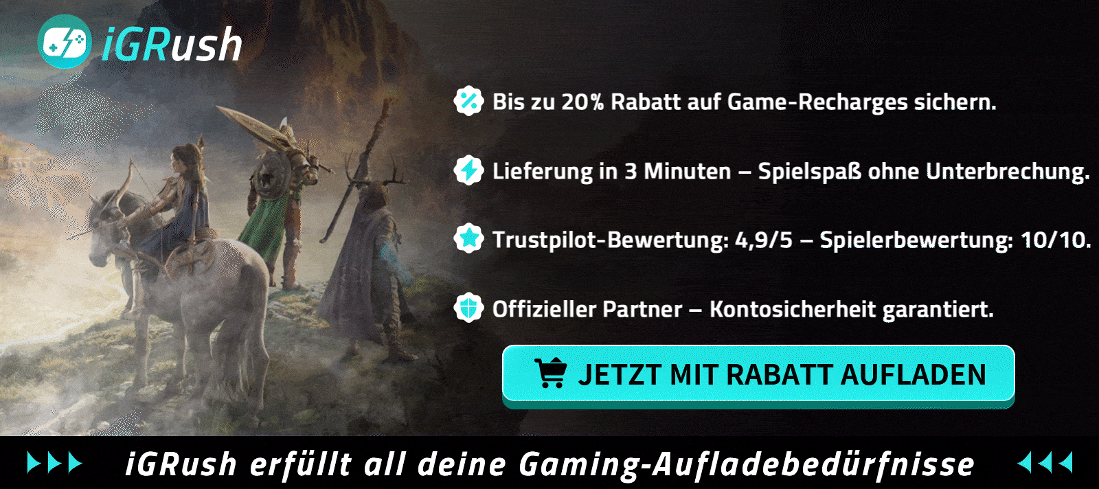 New World Aeternum Aufladung