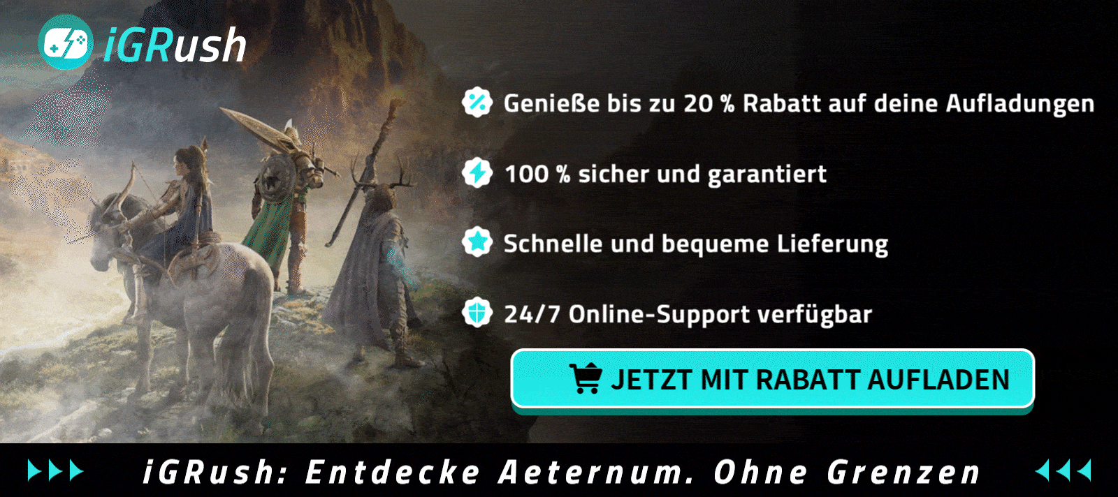 New World Aeternum Aufladung