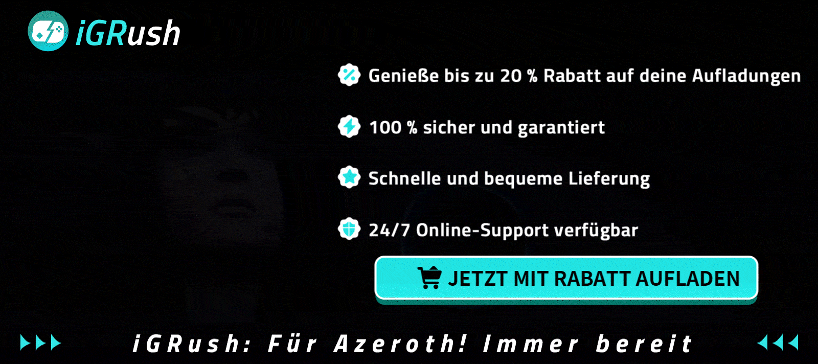 Kauf WOW Gold bei iGRush und verbessere dein Erlebnis in Azeroth