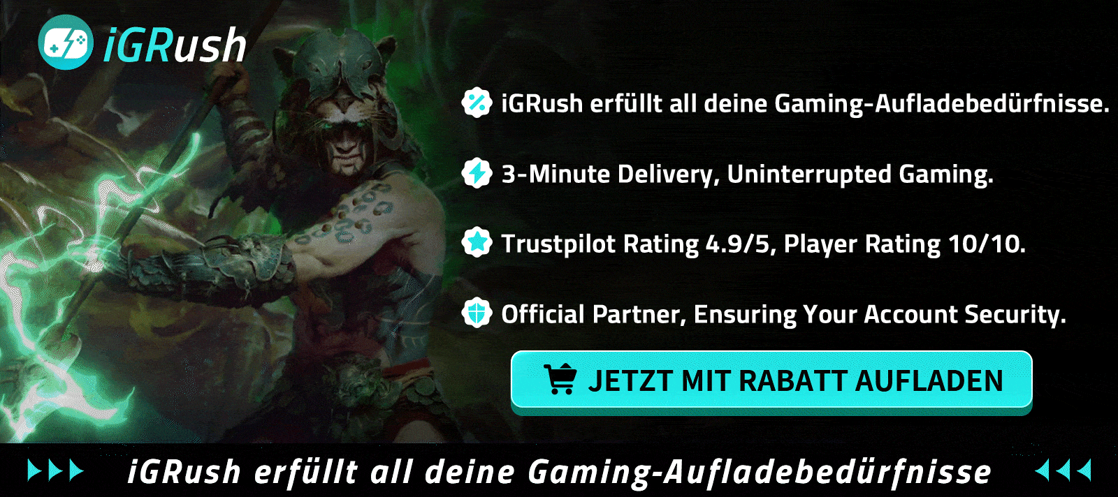 Plattform zum Aufladen von Spielen