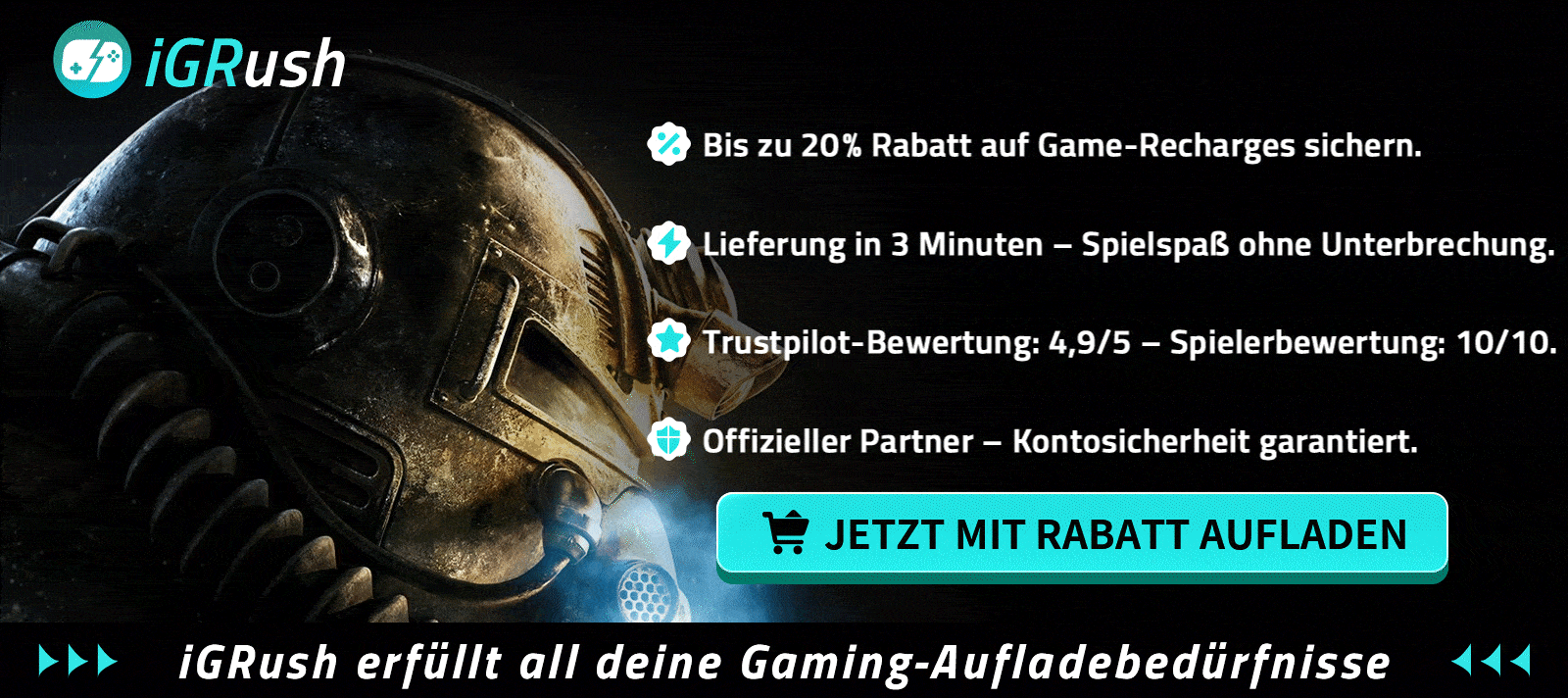 Online-Spiel-Aufladung