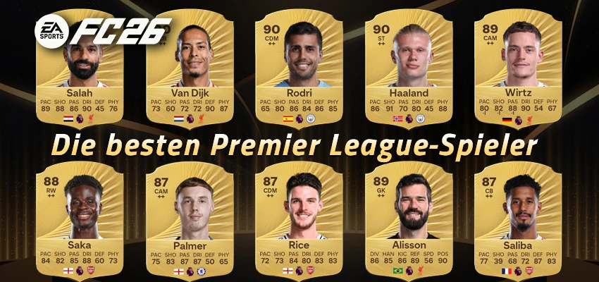 EA FC 26: Die besten Premier League-Spieler