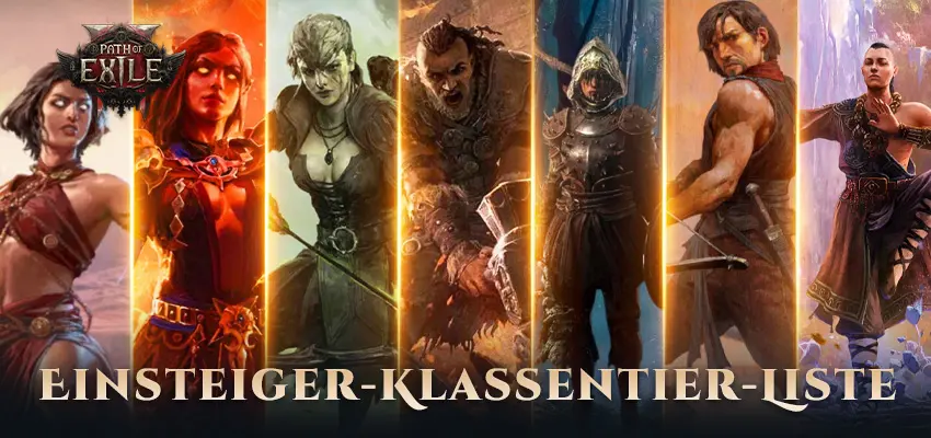 Path of Exile 2 Einsteiger-Klassentier-Liste